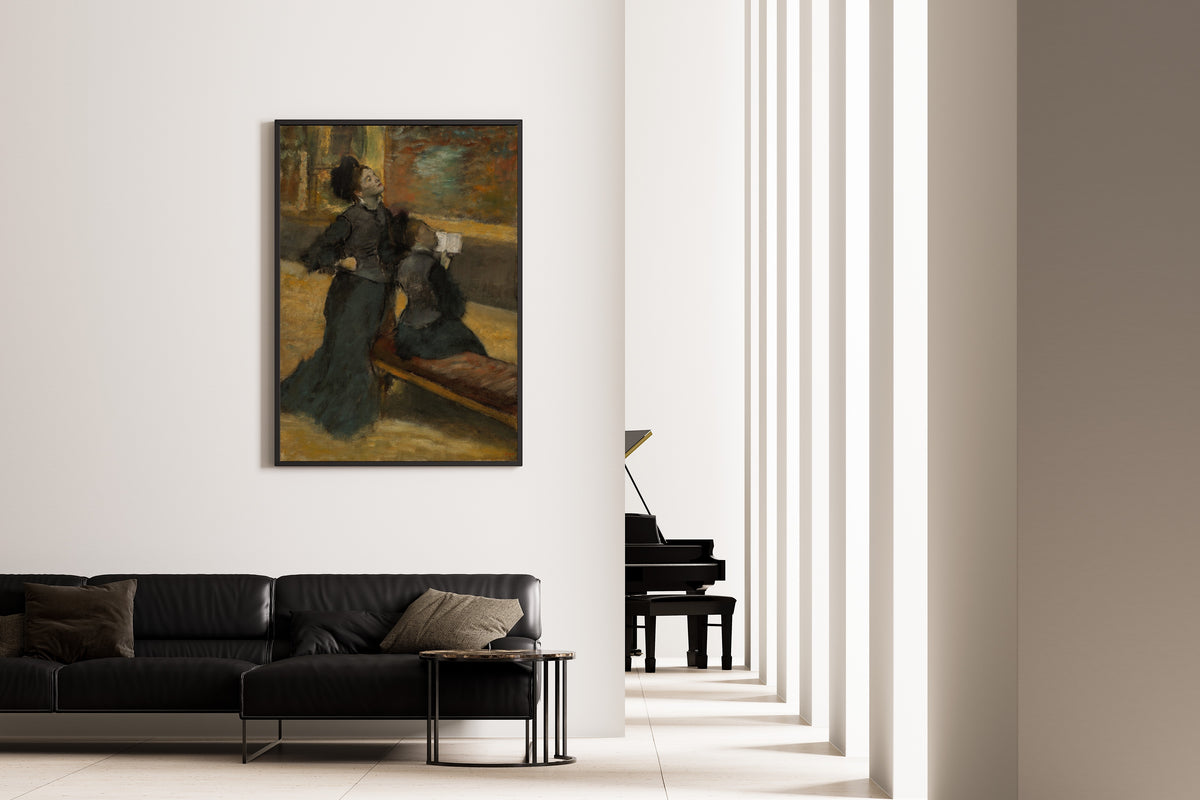 Edgar Degas — Visit to a Museum | Fine Art Print