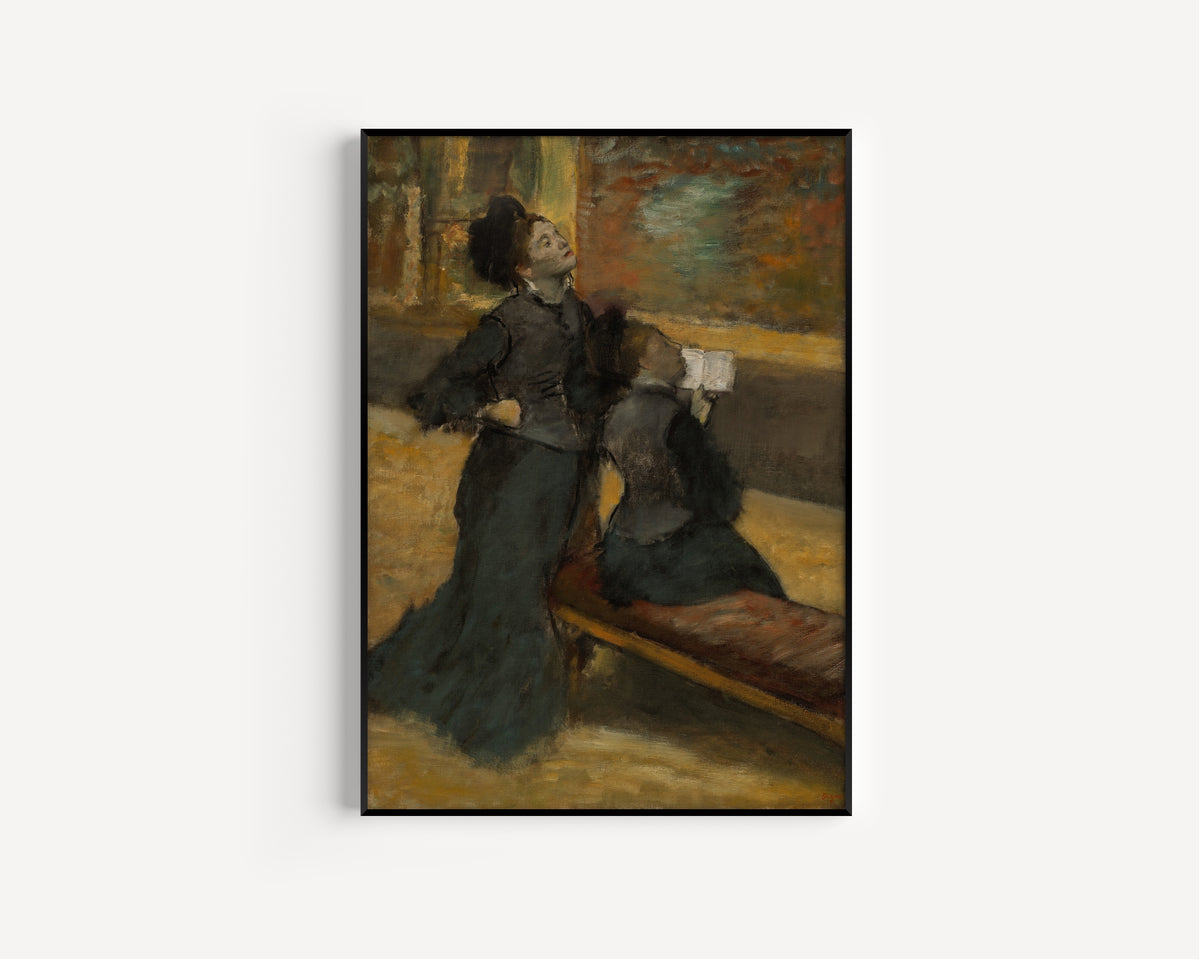 Edgar Degas — Visit to a Museum | Fine Art Print