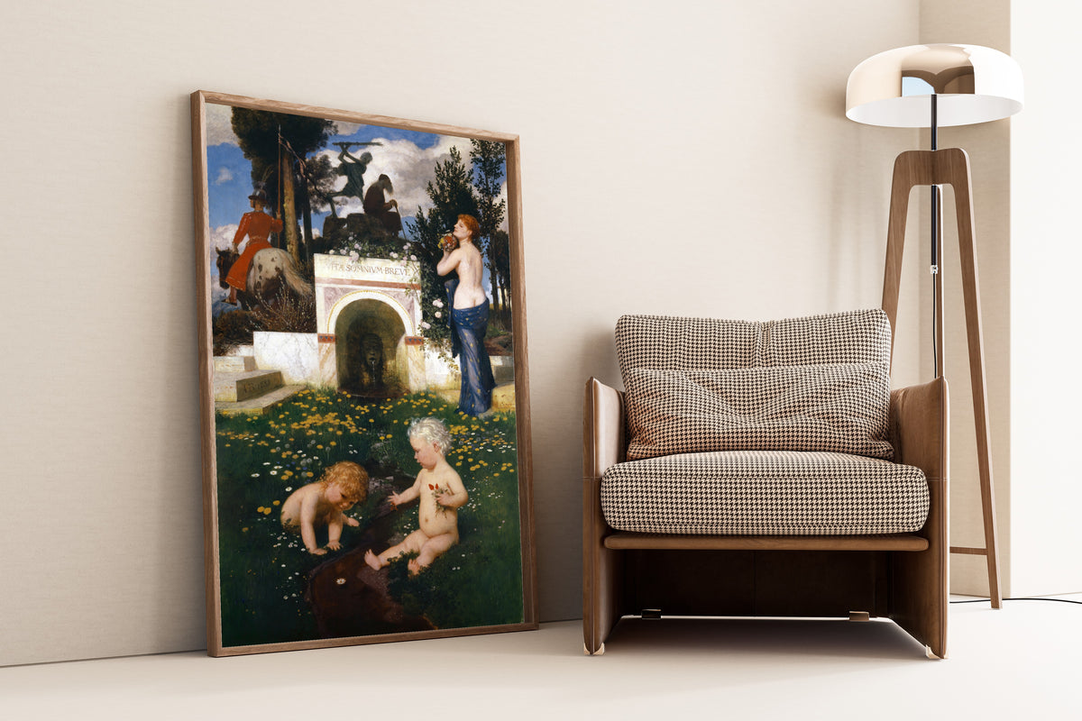 Arnold Böcklin — Vita Somnium Breve (Life, a Short Dream) | Symbolist Art Print