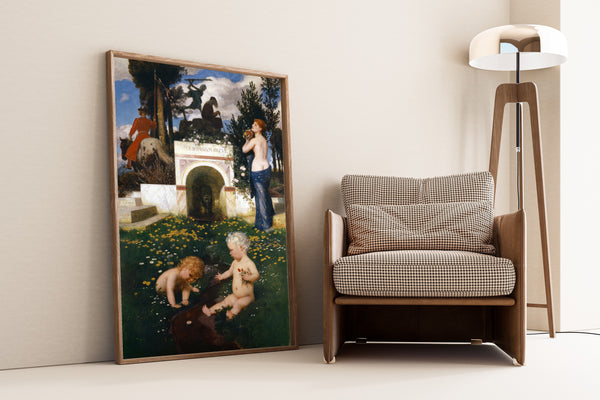 Arnold Böcklin — Vita Somnium Breve (Life, a Short Dream) | Symbolist Art Print