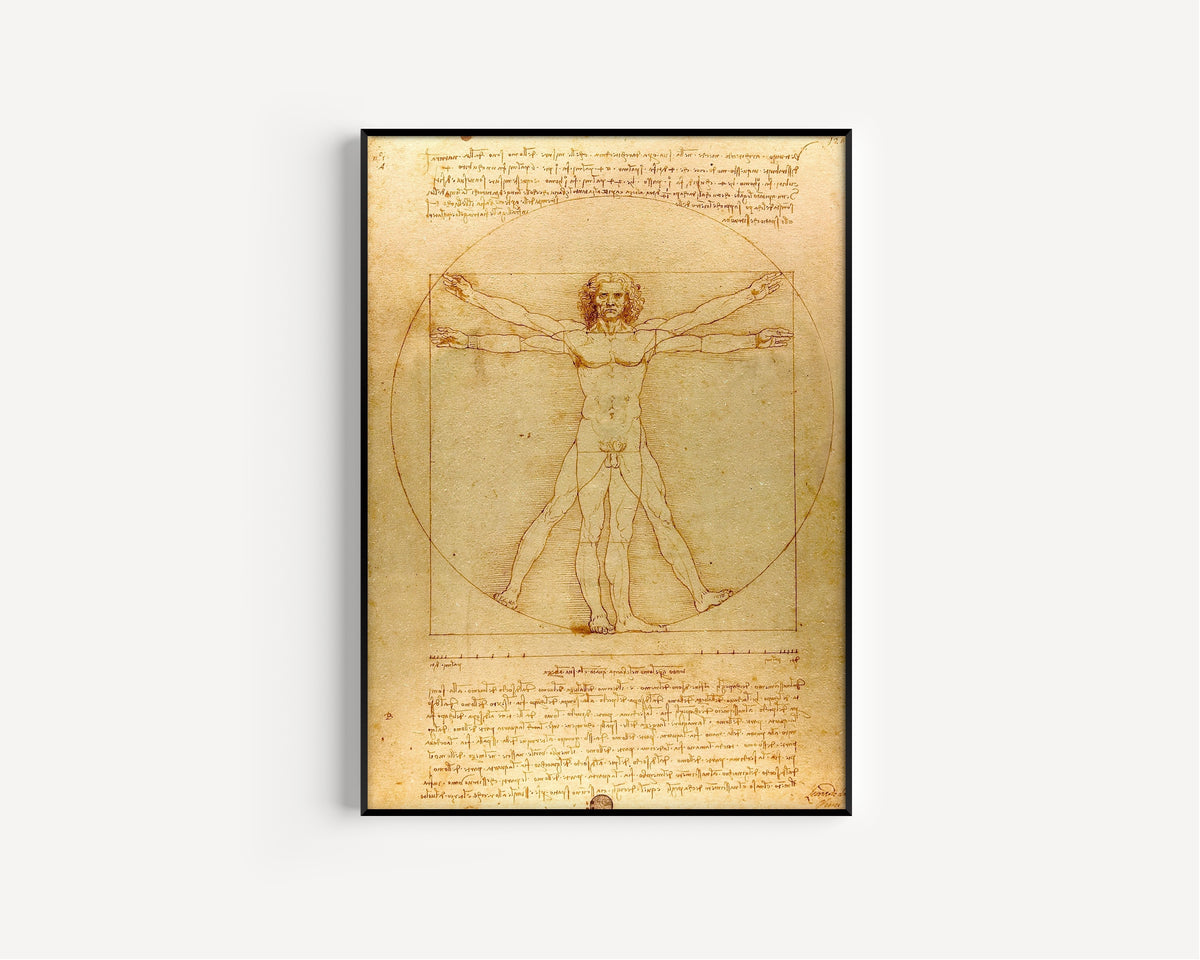 Leonardo da Vinci — Vitruvian Man | Fine Art Print