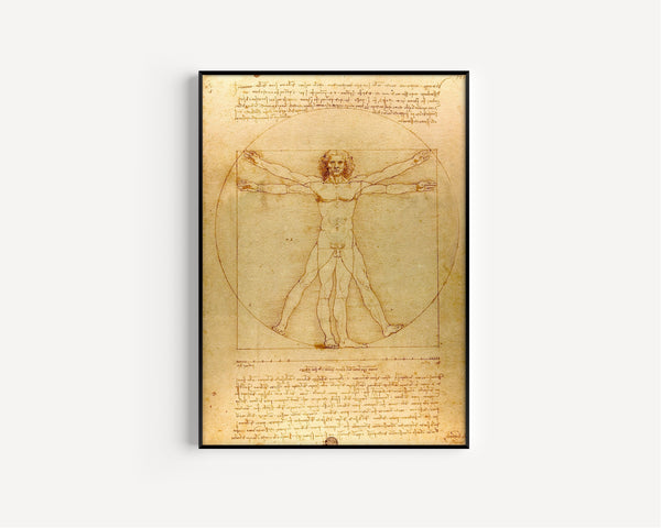 Leonardo da Vinci — Vitruvian Man | Fine Art Print