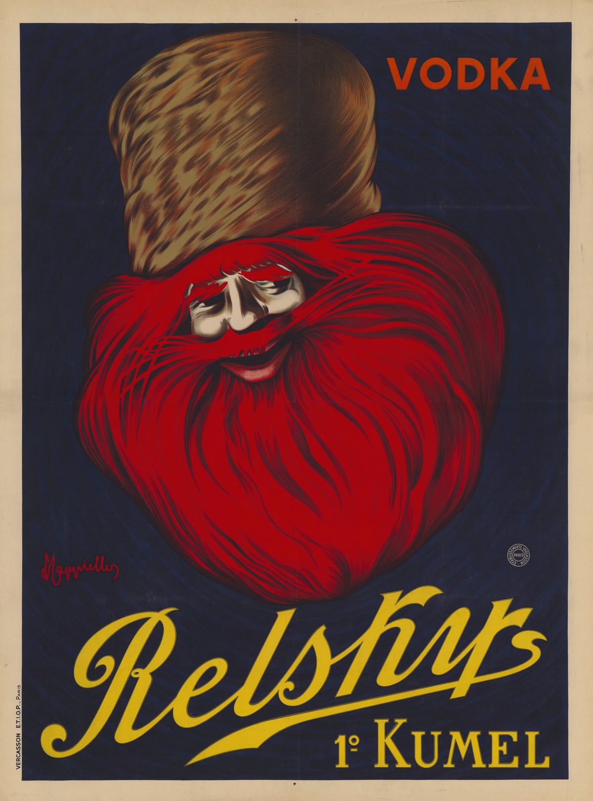 Leonetto Cappiello — Vodka Relskys, 1° Kumel | Vintage Poster Print