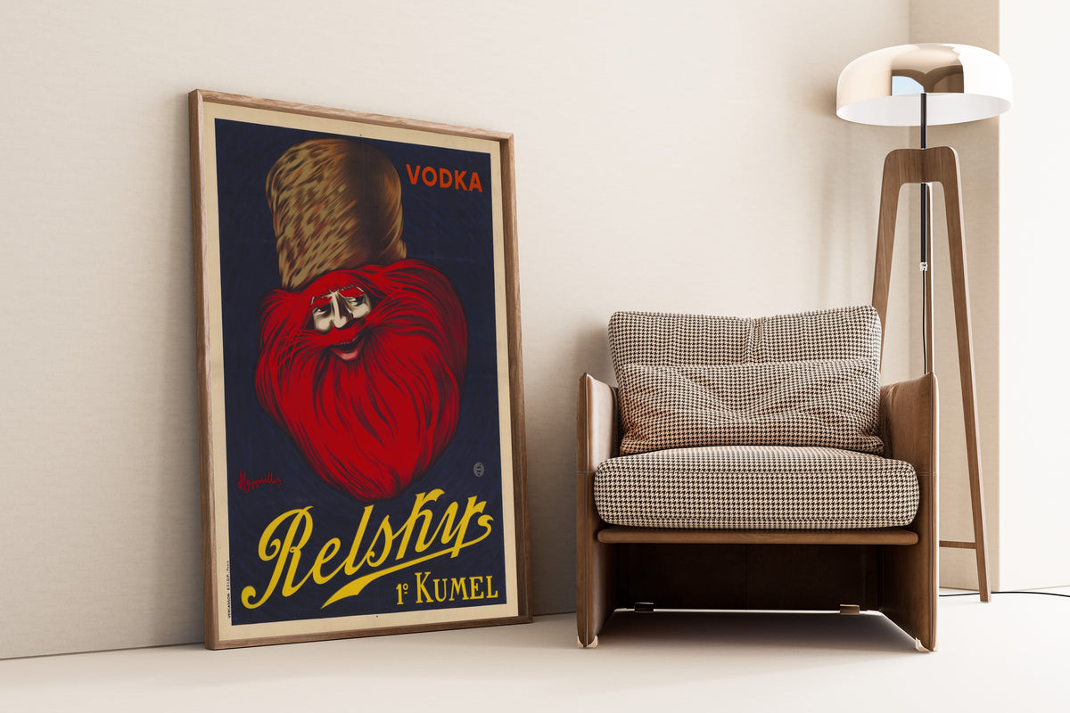 Leonetto Cappiello — Vodka Relskys, 1° Kumel | Vintage Poster Print
