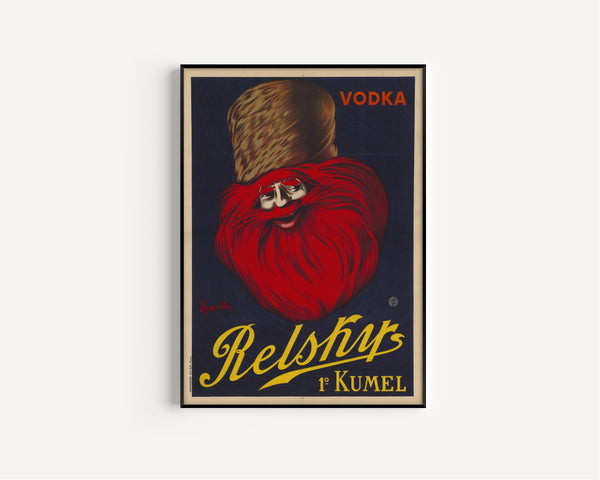 Leonetto Cappiello — Vodka Relskys, 1° Kumel | Vintage Poster Print