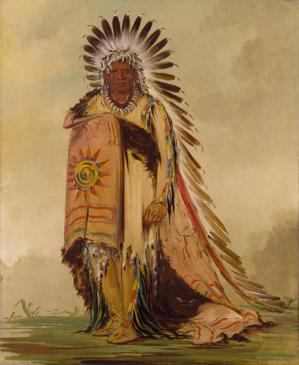 George Catlin — Wán-ee-ton, Chief of the Tribe | Western Art Print