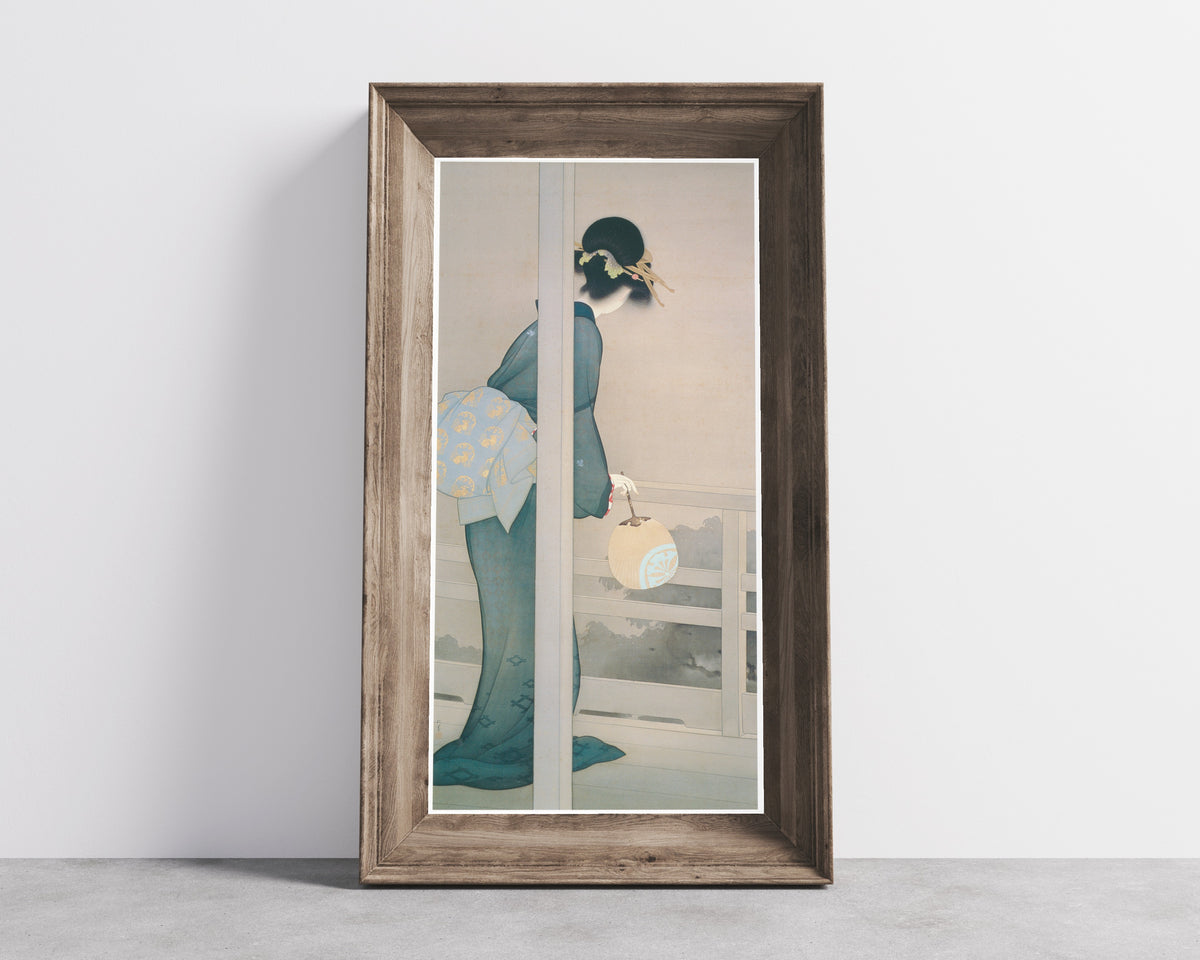 Uemura Shōen — Waiting for the Moon (Taigetsu) | Fine Art Print
