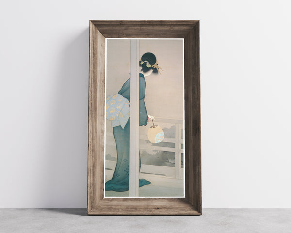 Uemura Shōen — Waiting for the Moon (Taigetsu) | Fine Art Print