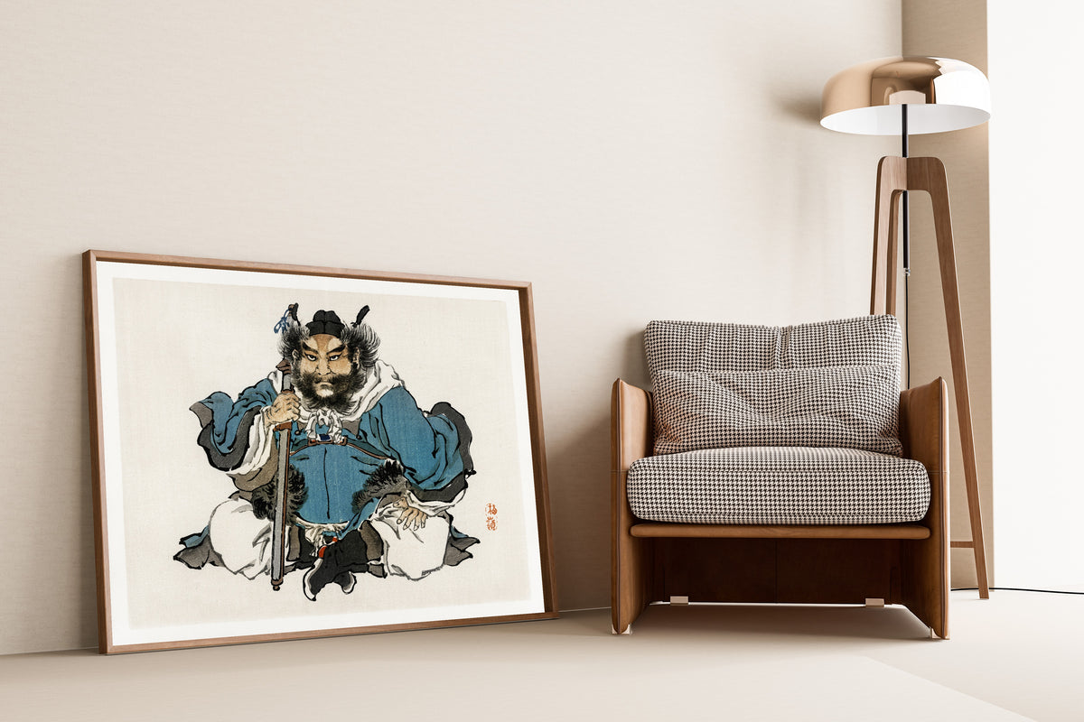 Kōno Bairei — Warrior | Japanese Woodblock Print (Ukiyo-e)
