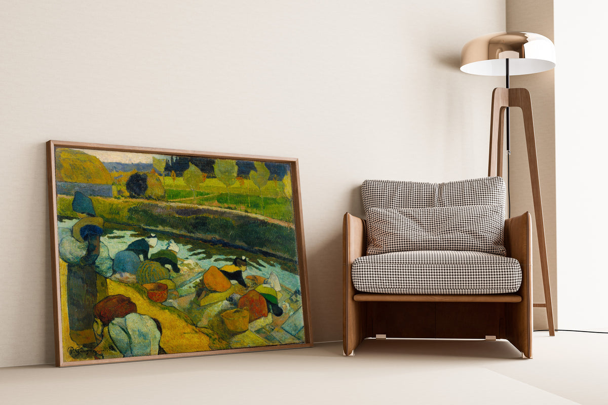 Paul Gauguin — Washerwomen (Orange and Green Skirts) | Fine Art Print