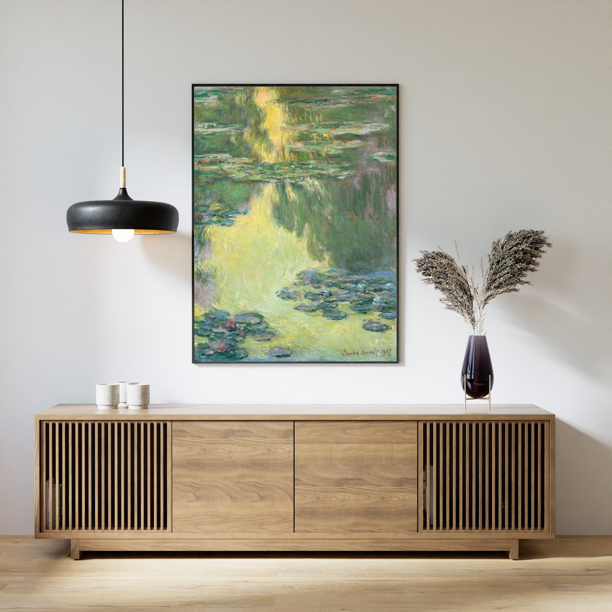 Claude Monet — Water Lilies (Golden Reflection) | Fine Art Print
