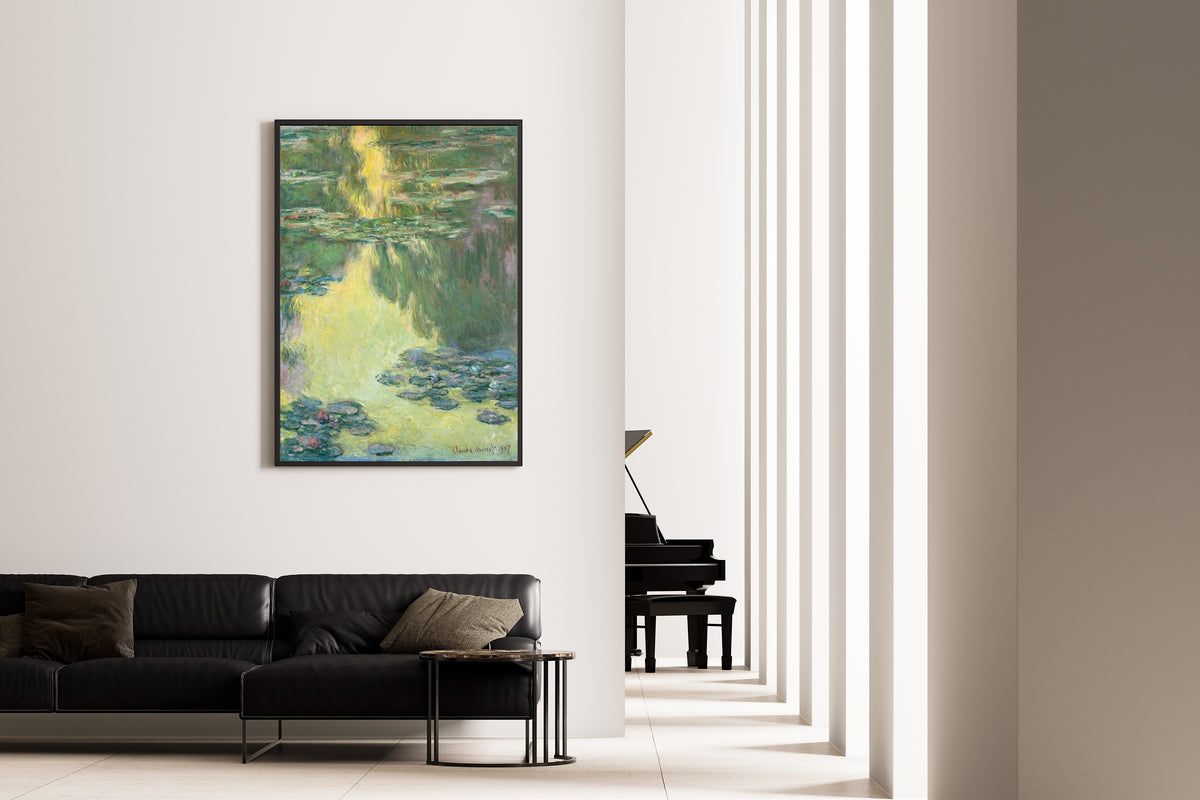 Claude Monet — Water Lilies (Golden Reflection) | Fine Art Print