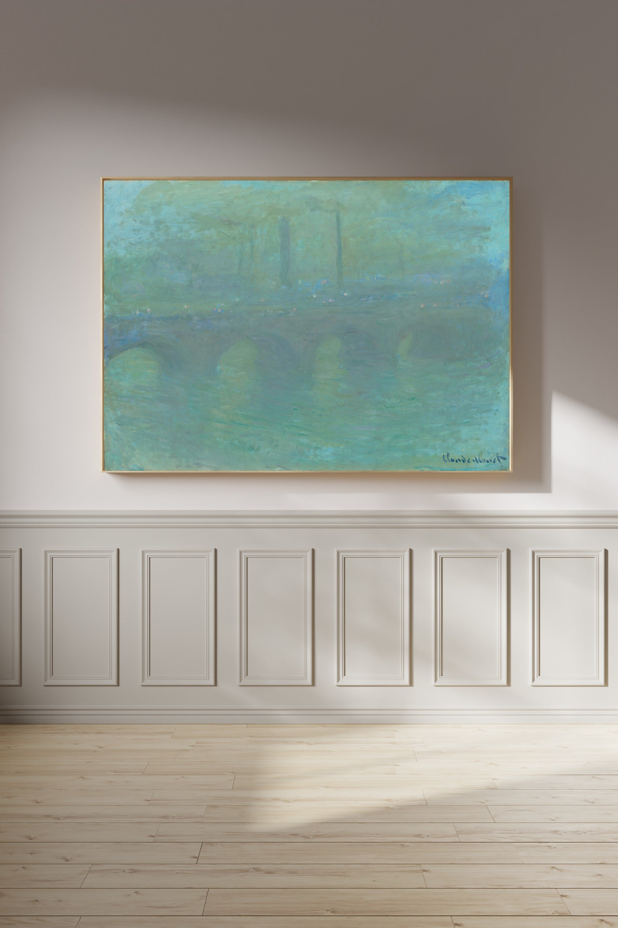 Claude Monet — Waterloo Bridge, London, at Dusk | Fine Art Print