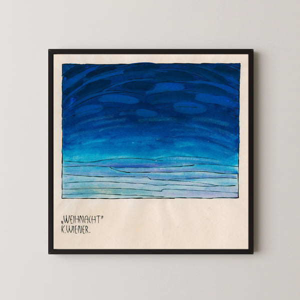 Karl Wiener — Weihnacht (Christmas) | Modernist Landscape Print