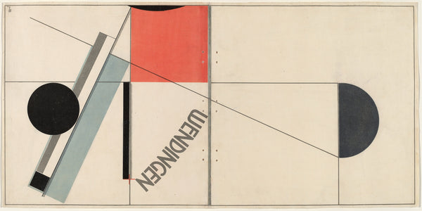 El Lissitzky — Wendingen Cover Design | Constructivist Design Print