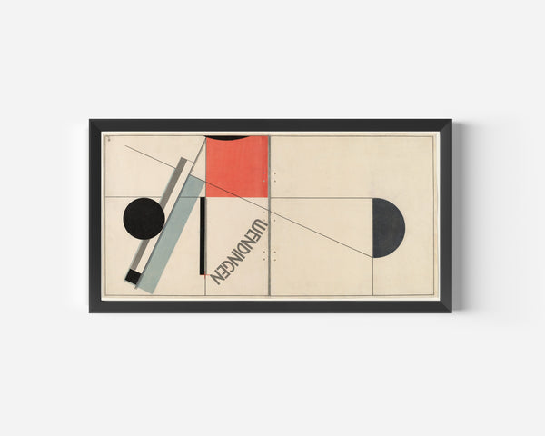 El Lissitzky — Wendingen Cover Design | Constructivist Design Print