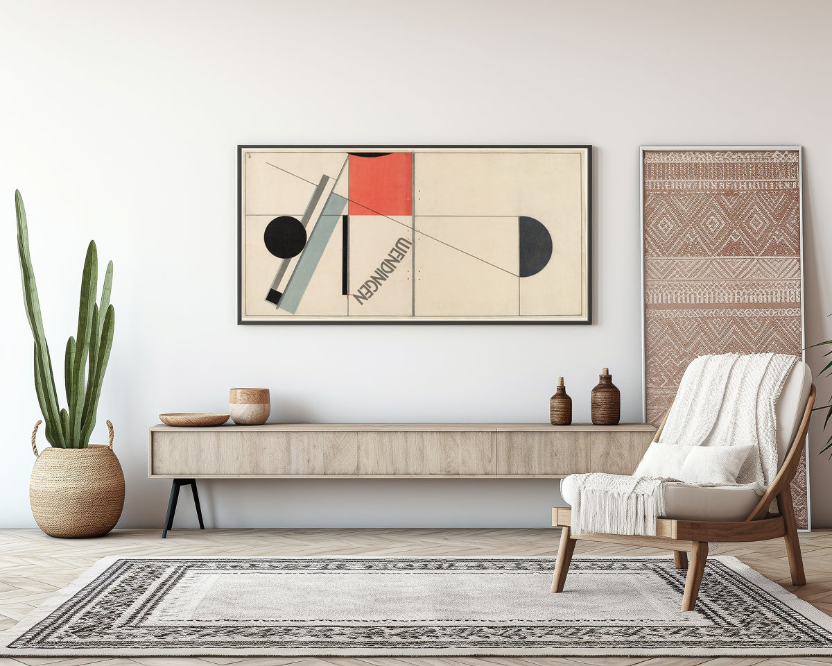 El Lissitzky — Wendingen Cover Design | Constructivist Design Print