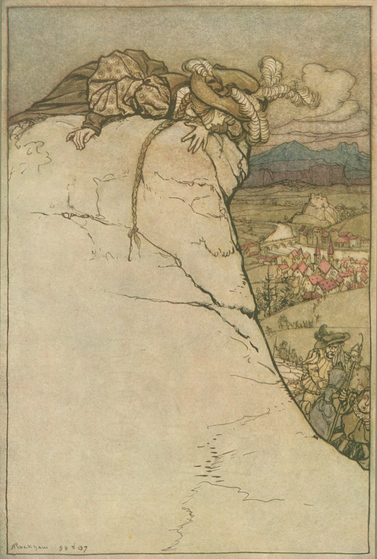 Arthur Rackham — What, Indeed, Could She Do | Fairy Tale Illustration Print