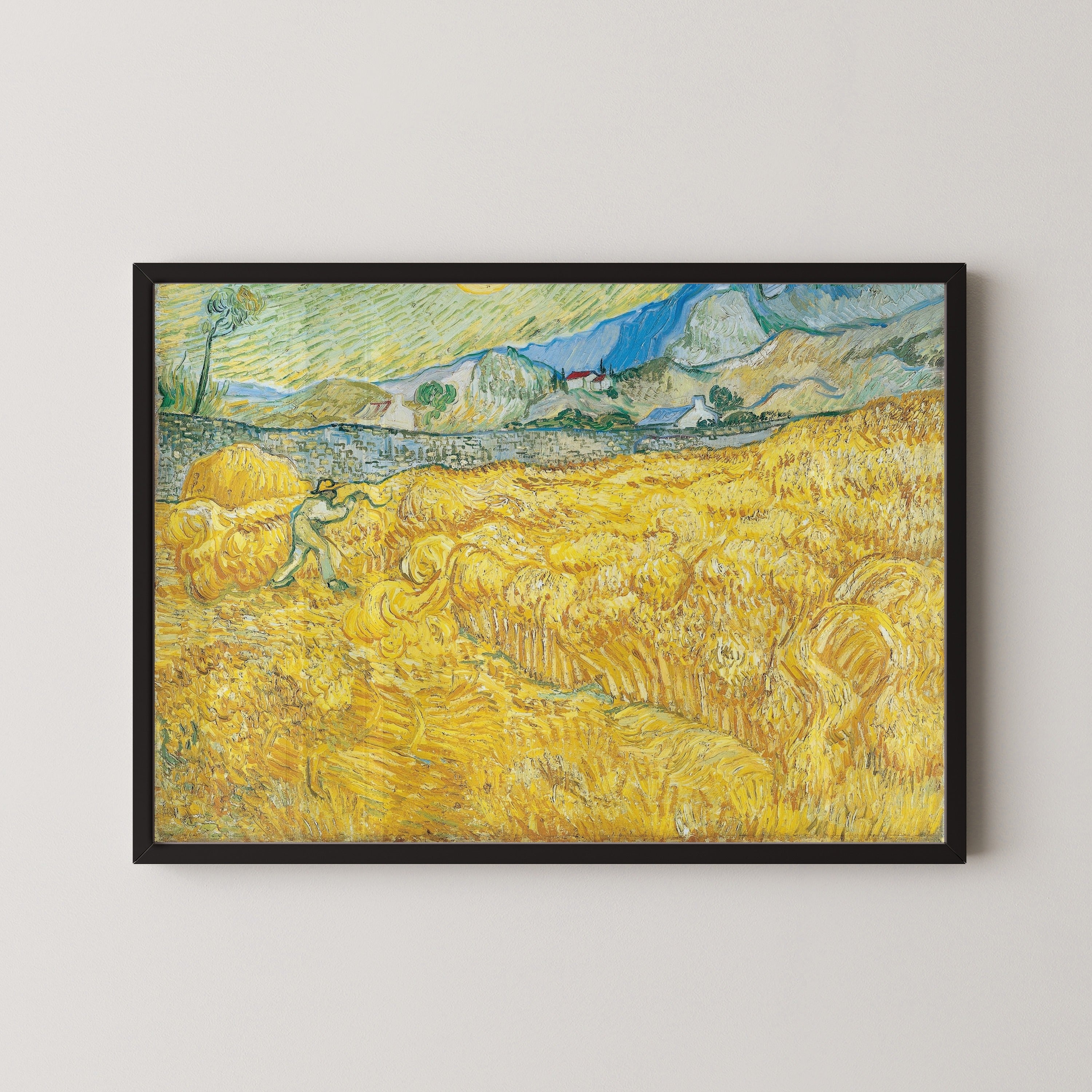 Vincent van Gogh — Wheatfield with a Reaper | Fine Art Print