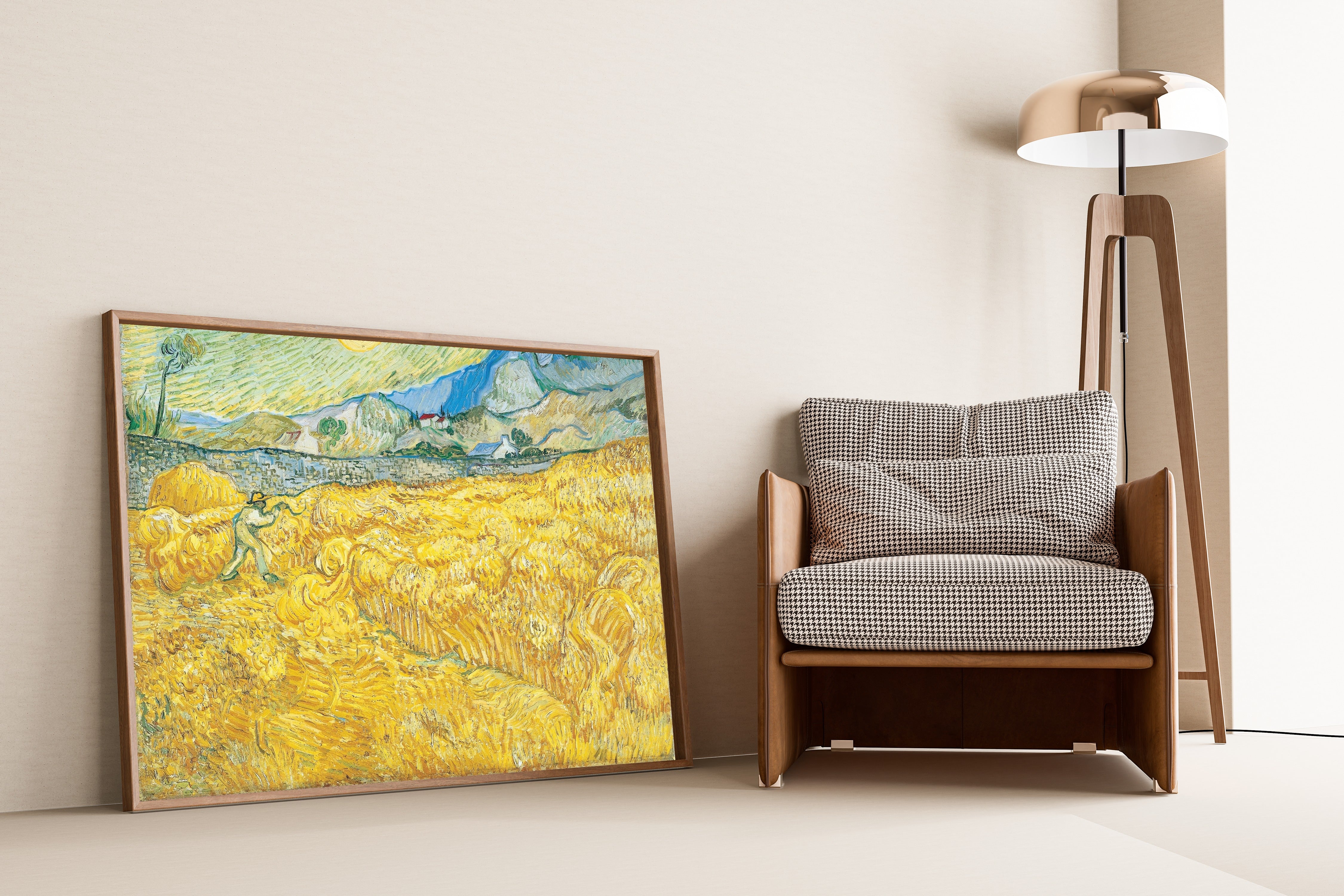Vincent van Gogh — Wheatfield with a Reaper | Fine Art Print