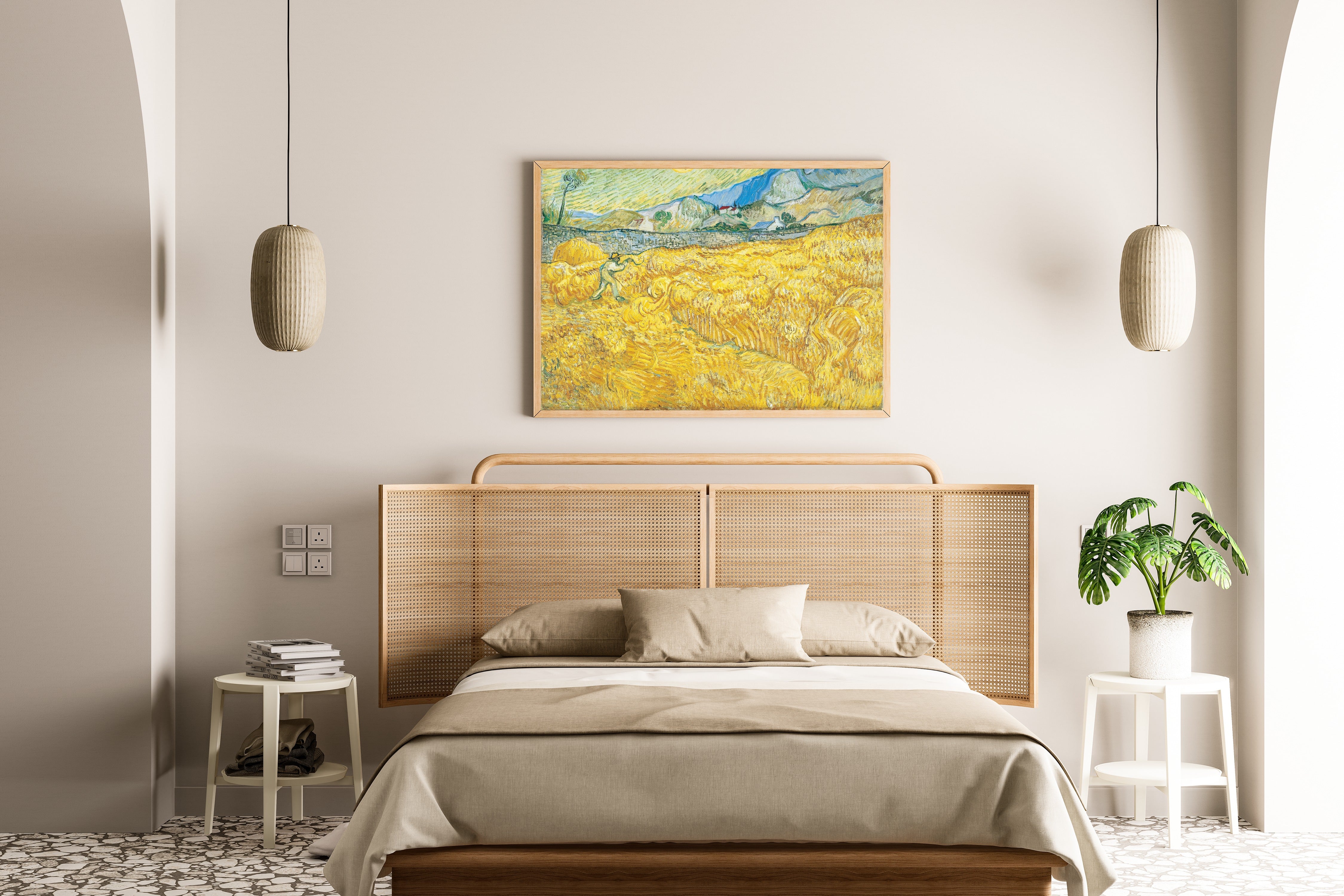 Vincent van Gogh — Wheatfield with a Reaper | Fine Art Print