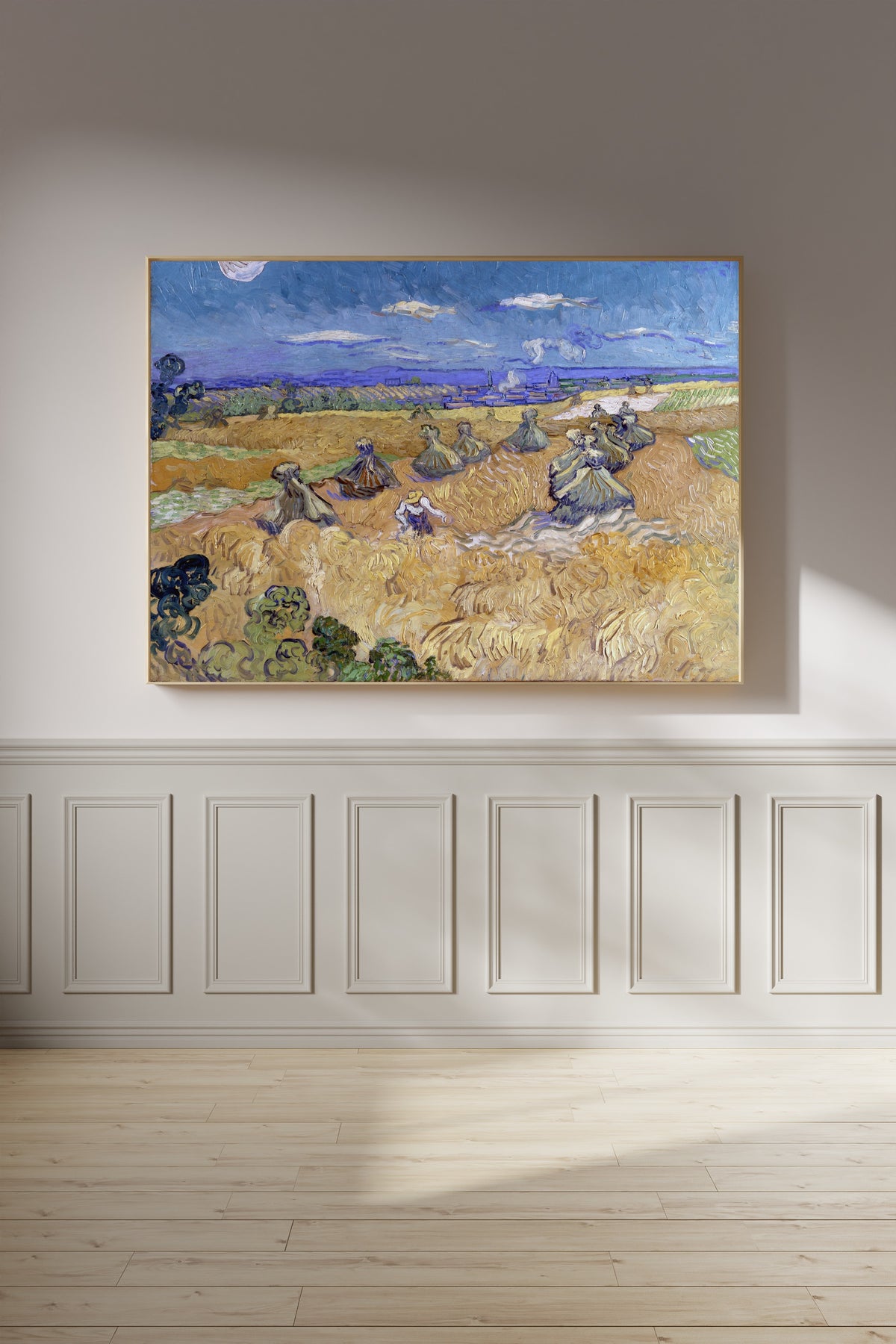Vincent van Gogh — Wheat Fields with Reaper, Auvers | Fine Art Print