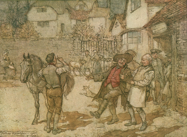 Arthur Rackham — When a Score of Ewes Had Brought in a Remarkable Profit | Fairy Tale Illustration Print