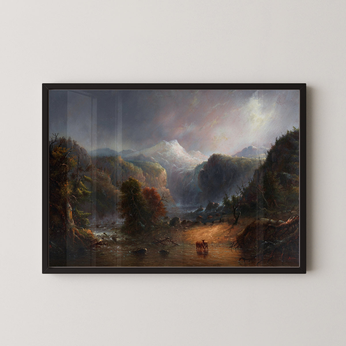 Alfred Jacob Miller — Where the Clouds Love to Rest | Landscape Fine Art Print
