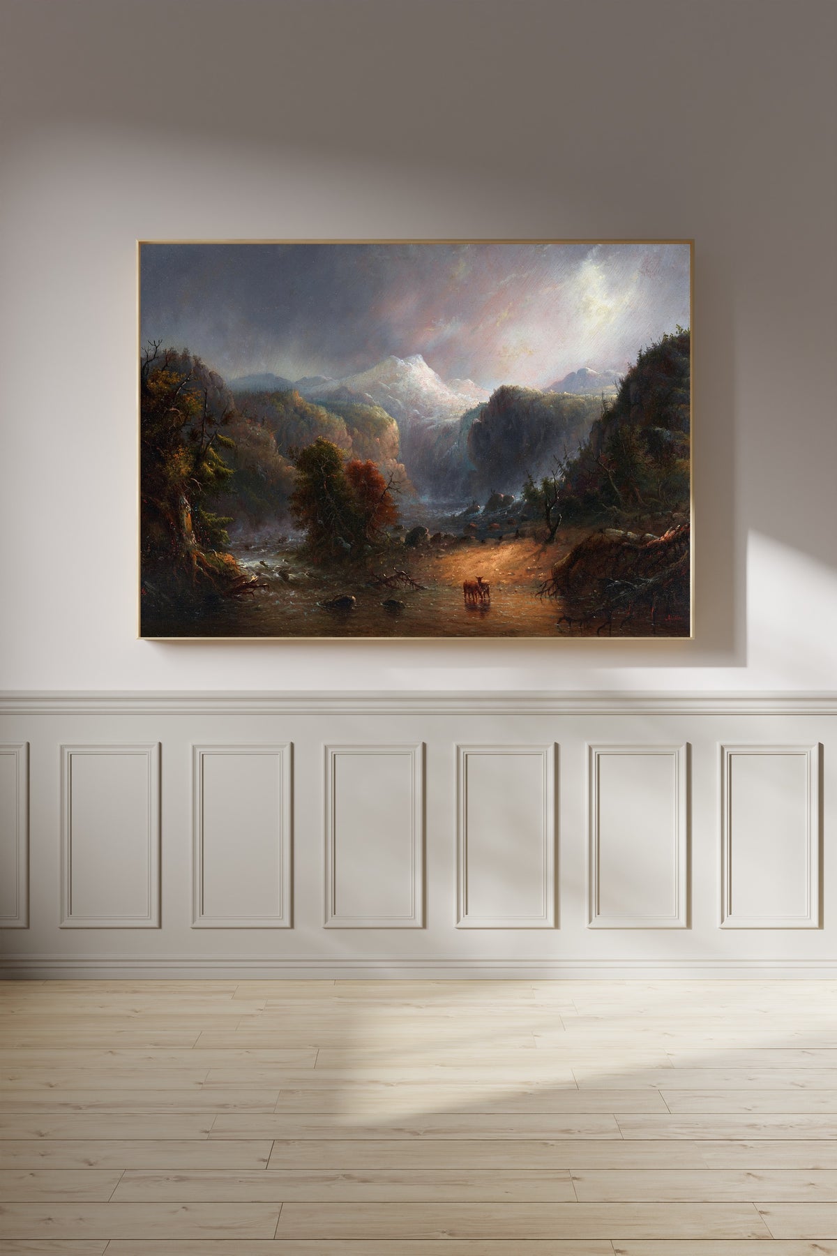 Alfred Jacob Miller — Where the Clouds Love to Rest | Landscape Fine Art Print