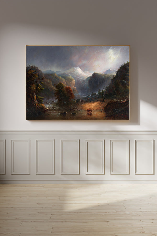 Alfred Jacob Miller — Where the Clouds Love to Rest | Landscape Fine Art Print