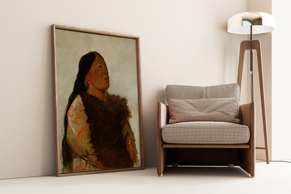 George Catlin — Wife of The Six | Western Art Print