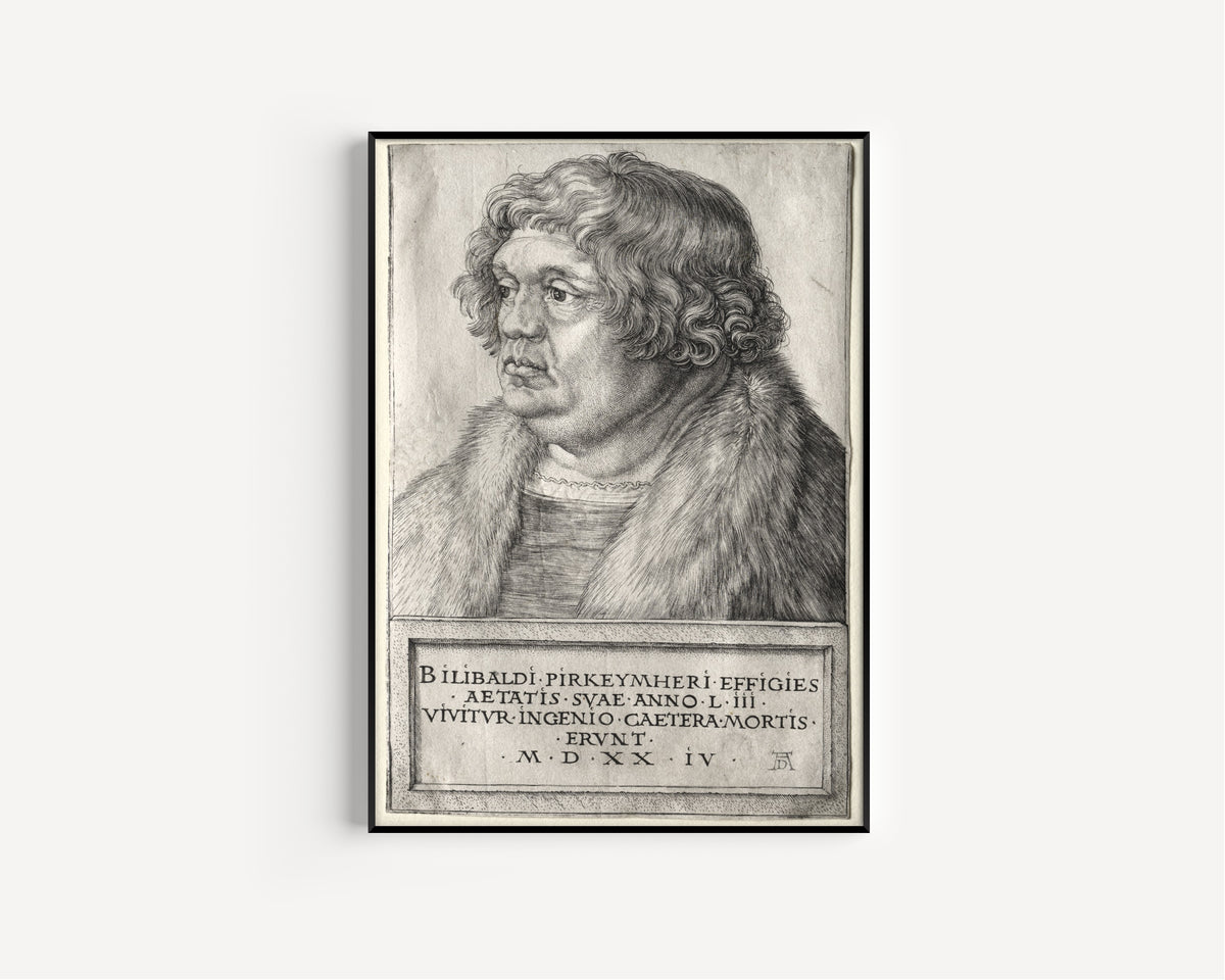 Albrecht Dürer — Willibald Pirkheimer | Engraving Print