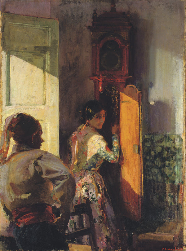 Joaquín Sorolla — Winding the Clock | Fine Art Print