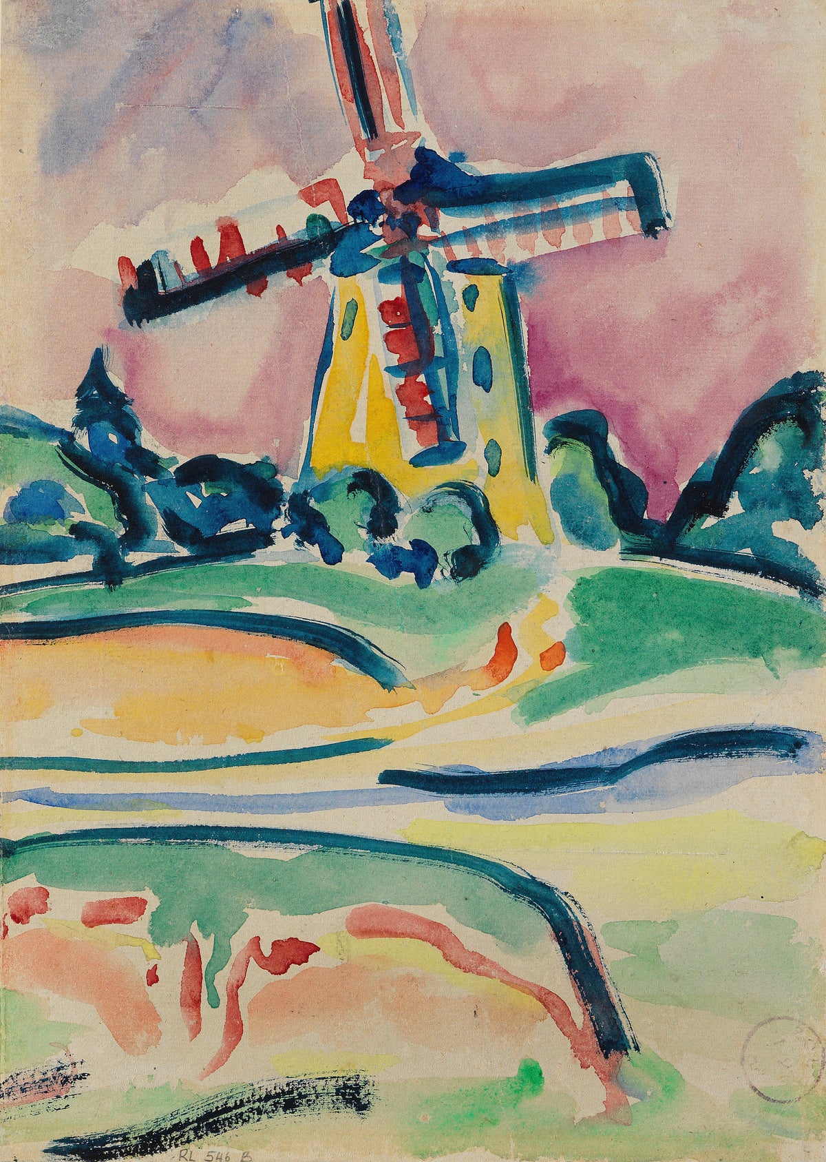 Ernst Ludwig Kirchner — Windmill | Fine Art Print
