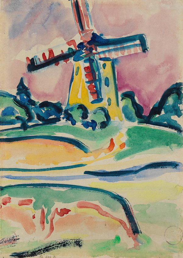 Ernst Ludwig Kirchner — Windmill | Fine Art Print