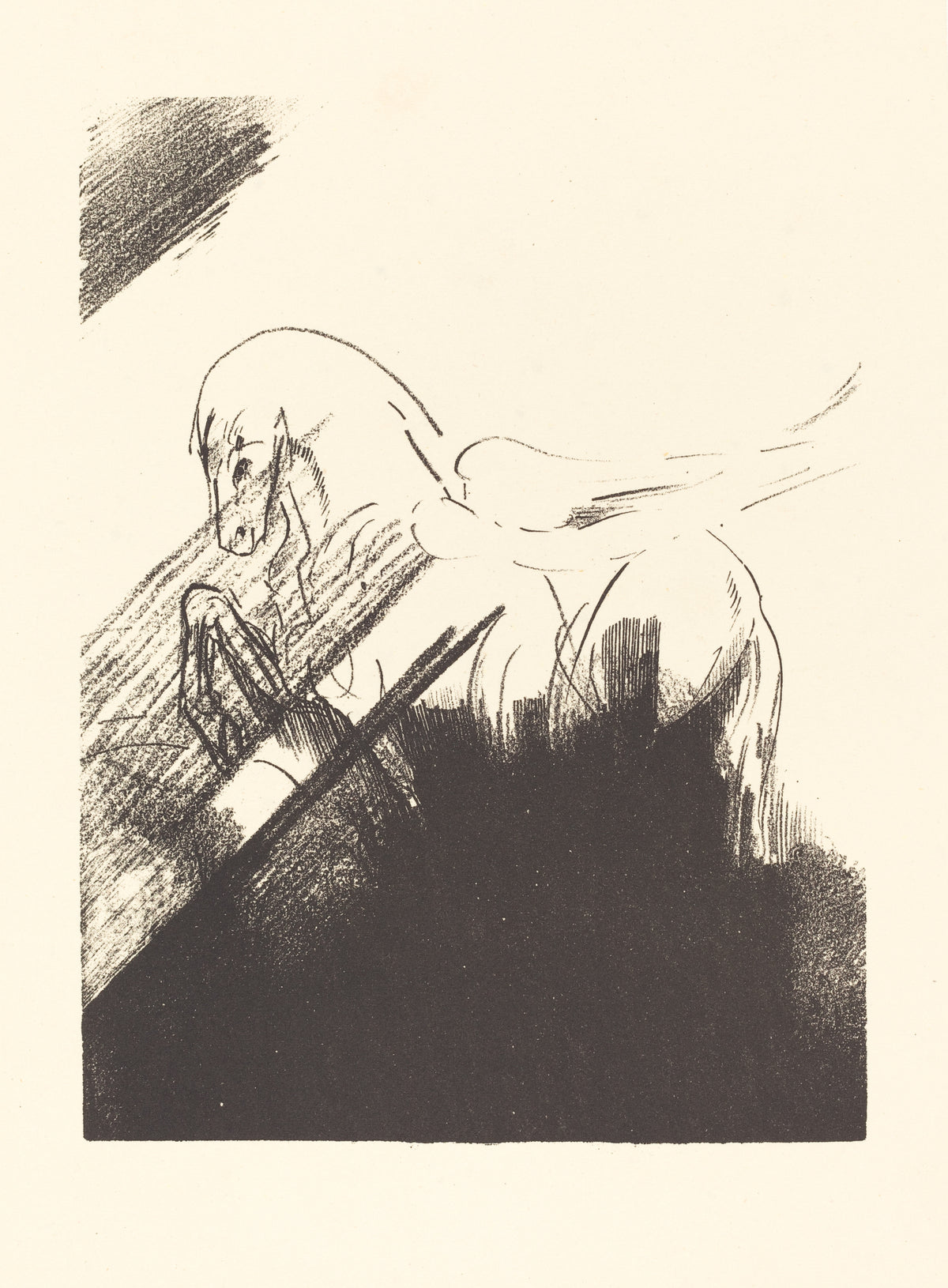 Odilon Redon — Winged Horse | Symbolist Art Print