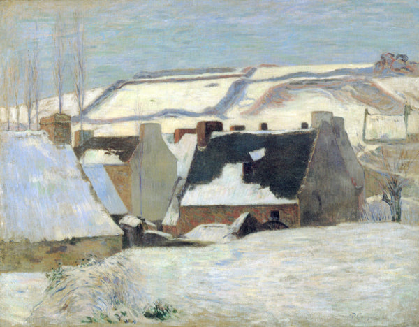 Paul Gauguin — Winter Landscape (Pont-Aven in the Snow) | Fine Art Print