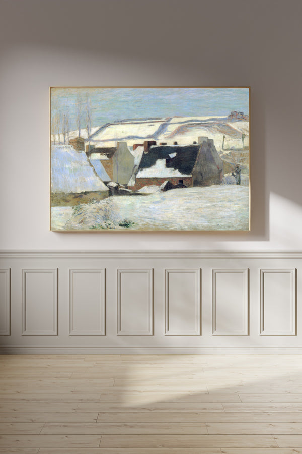 Paul Gauguin — Winter Landscape (Pont-Aven in the Snow) | Fine Art Print