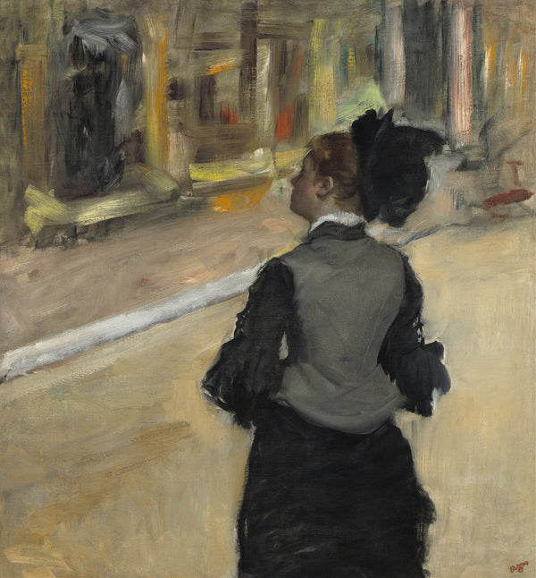 Edgar Degas — Woman Viewed from Behind (Visit to a Museum) | Fine Art Print