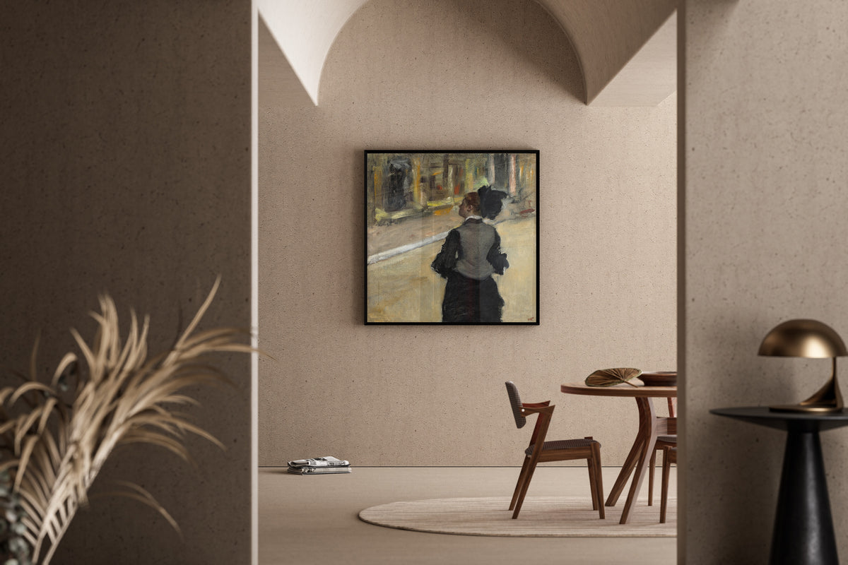 Edgar Degas — Woman Viewed from Behind (Visit to a Museum) | Fine Art Print