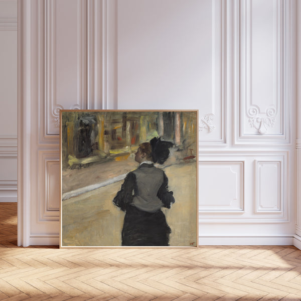 Edgar Degas — Woman Viewed from Behind (Visit to a Museum) | Fine Art Print