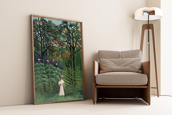 Henri Rousseau — Woman Walking in an Exotic Forest | Fine Art Print