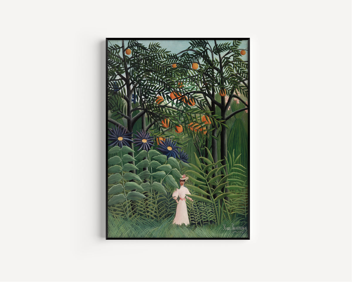 Henri Rousseau — Woman Walking in an Exotic Forest | Fine Art Print