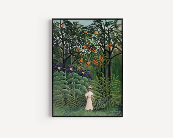 Henri Rousseau — Woman Walking in an Exotic Forest | Fine Art Print