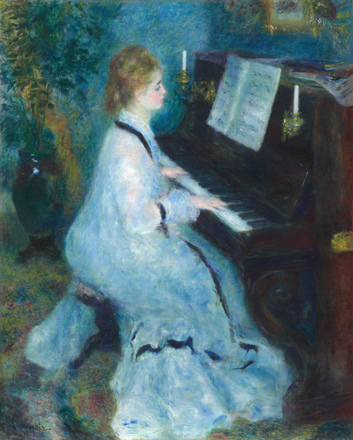 Pierre-Auguste Renoir — Woman at the Piano | Fine Art Print