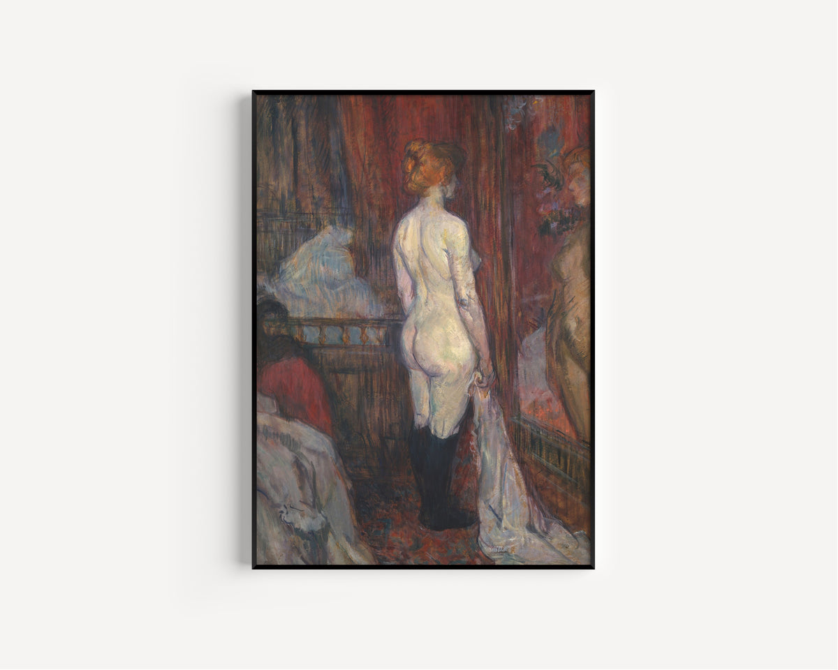 Henri de Toulouse-Lautrec — Woman before a Mirror | Fine Art Print