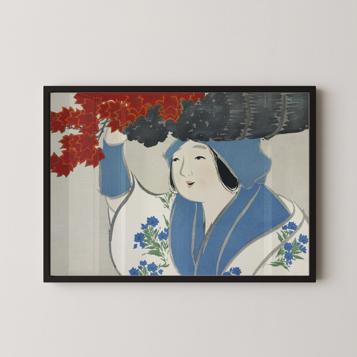 Kamisaka Sekka — Woman, from Momoyogusa | Japanese Woodblock Print