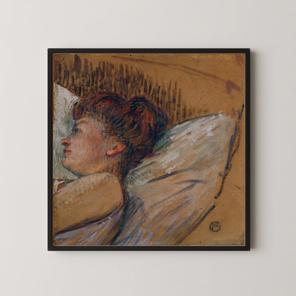 Henri de Toulouse-Lautrec — Woman in Bed (Frau im Bett) | Fine Art Print