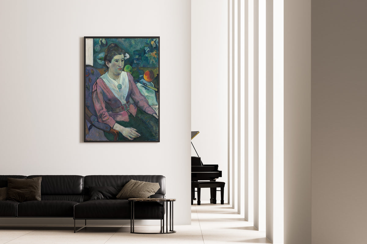 Paul Gauguin — Woman in Front of a Still Life by Cézanne | Fine Art Print