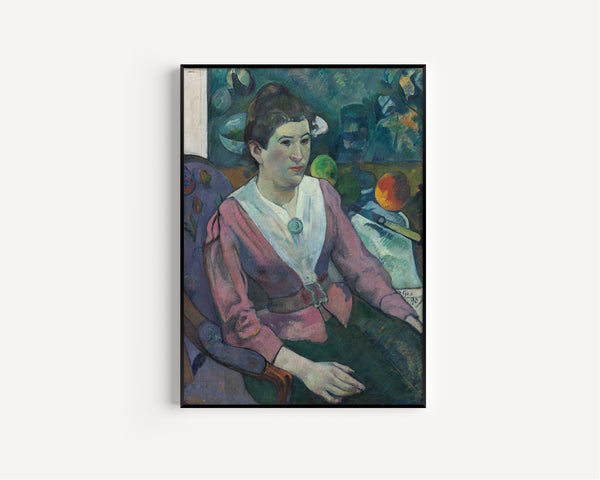 Paul Gauguin — Woman in Front of a Still Life by Cézanne | Fine Art Print